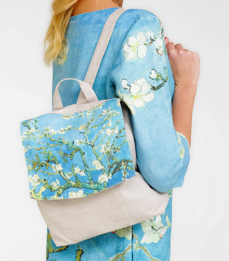 Almond Blossoms Van gogh backpack