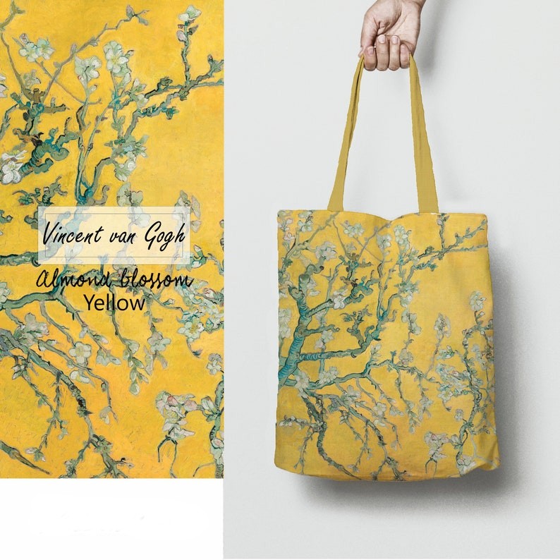 Taška Vincent Van Gogh Mandlový Květ - verze žlutá / Almond Blossom