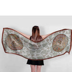 Alfons Mucha Ivy women's scarf