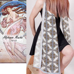 Alphonse Mucha Dance women's scarf
