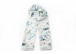 Women's scarf Bikes and butterflies / Bicycles and butterflies