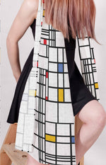 <transcy>Szalik damski Piet Mondrian Kompozycja</transcy>