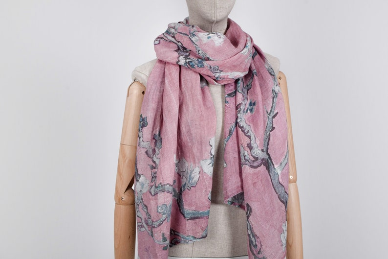 Women's scarf Vincent Van Gogh Almond blossom
