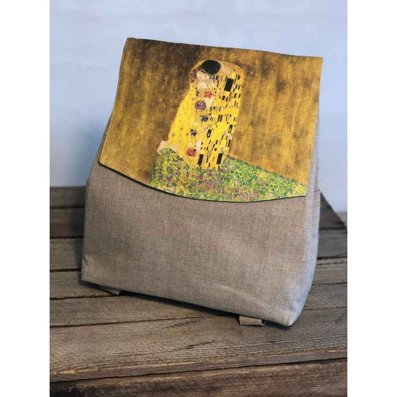 Dámský batoh 100 % len Gustav Klimt Polibek / The Kiss