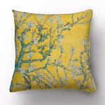 Kissenbezug Vincent Van Gogh Mandelblüte Version gelb 45x45