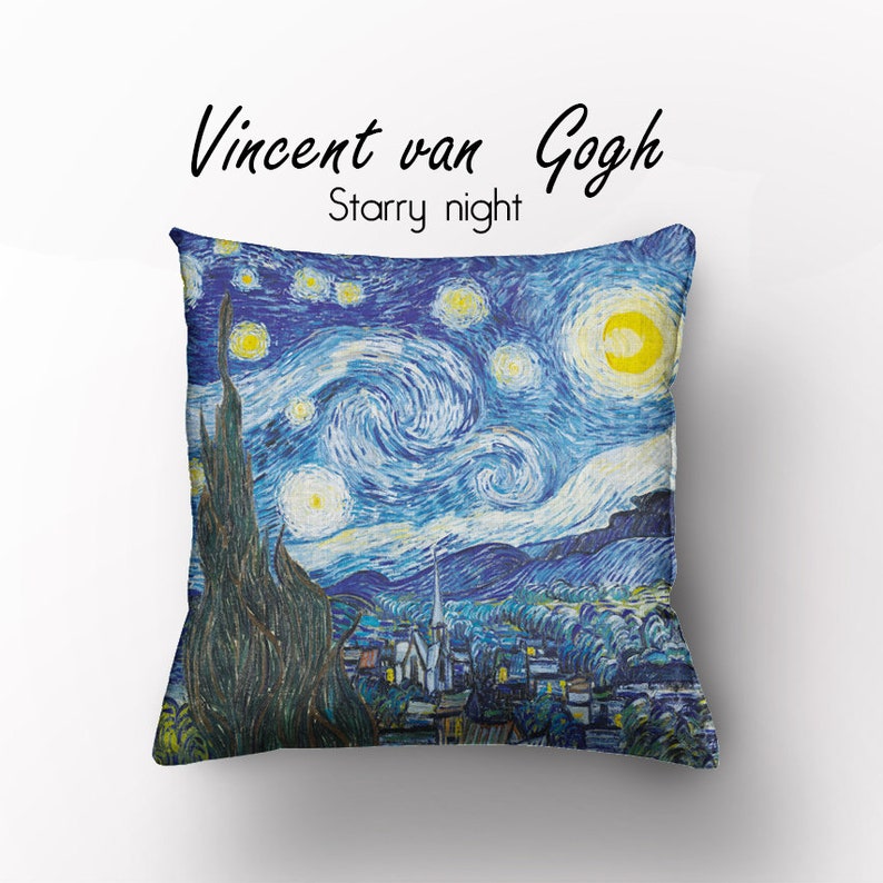 Poszewka na poduszkę Vincent Van Gogh Gwiaździsta noc