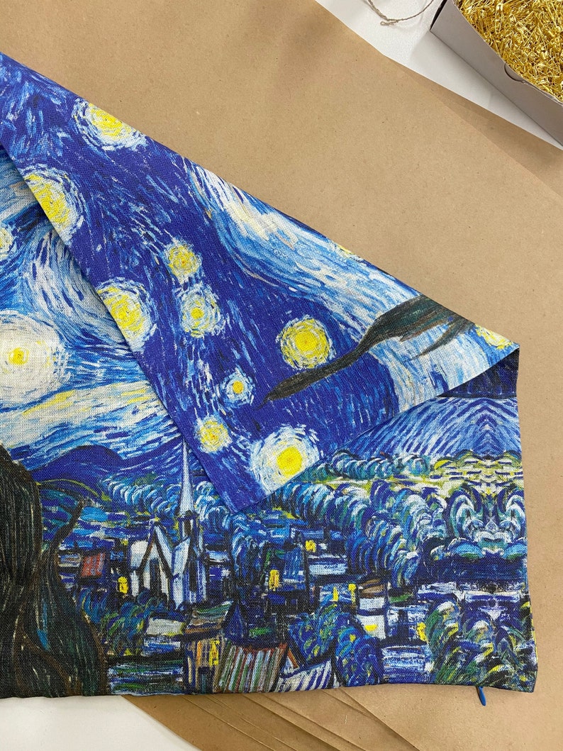 Funda de almohada Vincent Van Gogh Noche estrellada