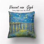 Poszewka na poduszkę Vincent Van Gogh Gwiaździsta noc nad Rodanem