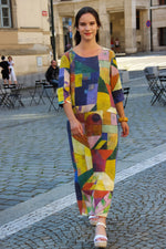 Paul Klee Burgaten maxi dress