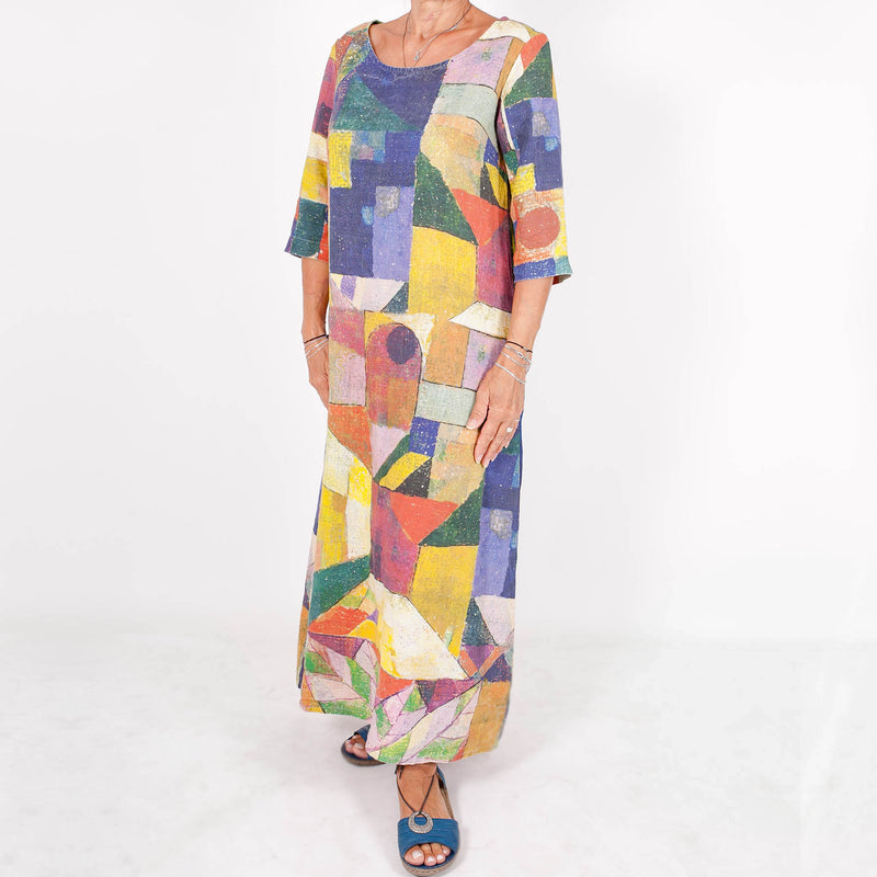 Maxikleid Burgaten von Paul Klee