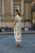 Dress maxi Variety of summer / Toile de Jouy