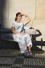 Dress maxi Variety of summer / Toile de Jouy