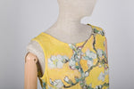 Šaty maxi Vincent Van Gogh Almond Blossom - yellow edition