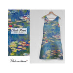 Šaty midi Claude Monet Lekníny 1916 / Water Lilies 1916