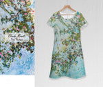 Šaty midi Claude Monet Růže / The Roses