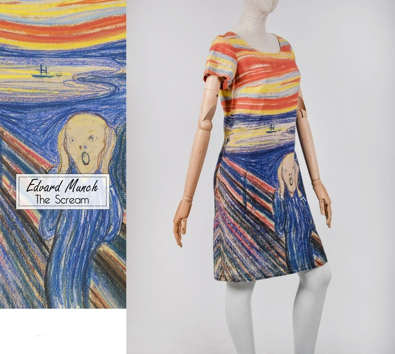 Šaty midi Edmund Munch Výkřik / The Scream