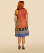 Midi dress Gustav Klimt Fritza Riedlerová