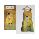 Vestido midi Gustav Klimt Beso / El Beso