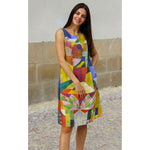 Paul Klee Burgarten midi dress