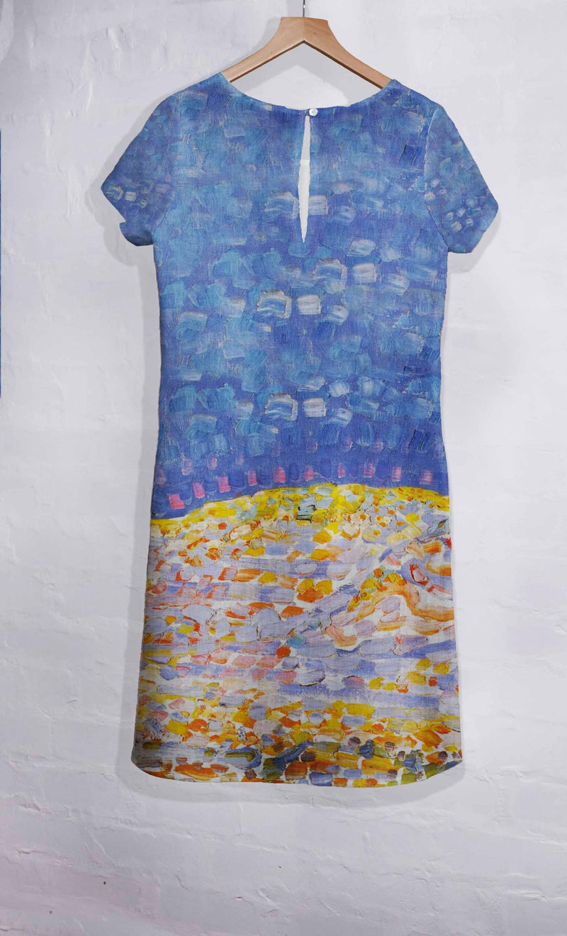 Vestido midi Piet Mondrian Duna