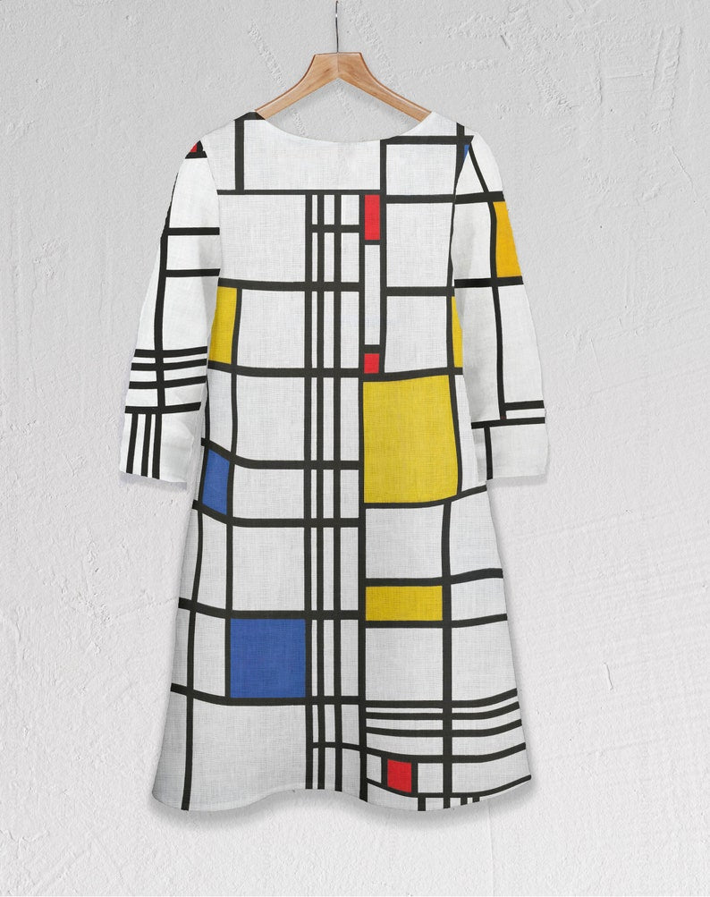<transcy>Sukienka midi P.Mondrian Composition</transcy>