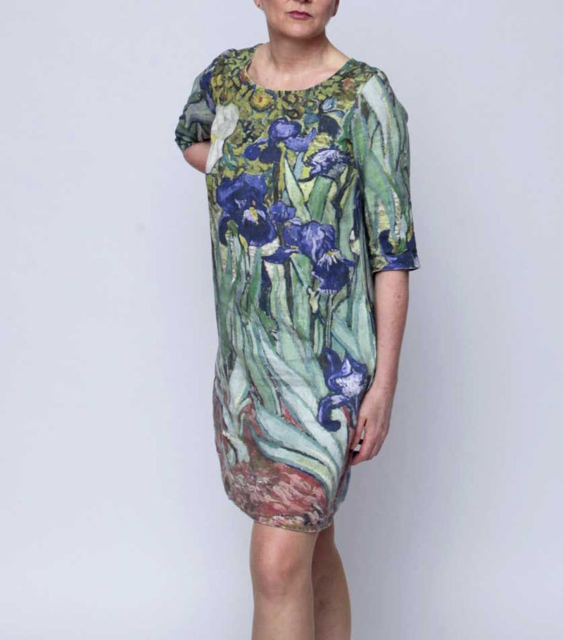 Vestido midi Vincent Van Gogh Iris / Iris