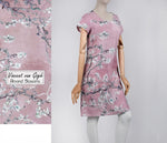 Šaty midi Vincent Van Gogh Mandlový Květ růžová / Almond Blossom