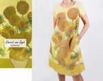 Vestido midi Vincent Van Gogh Girasoles 1888 / Girasoles 1888