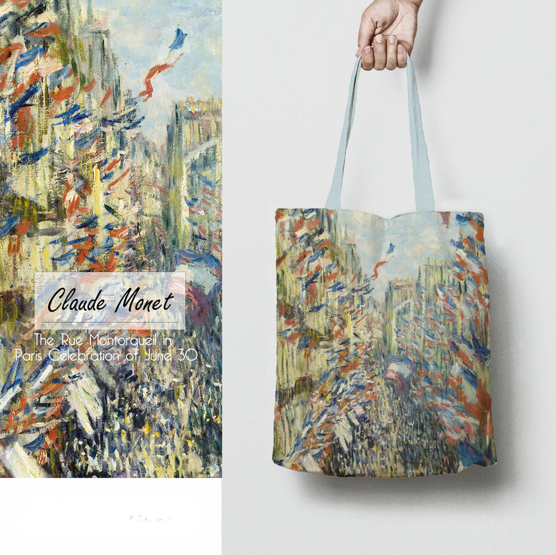 Bolso Claude Monet La Rue Montorgueil