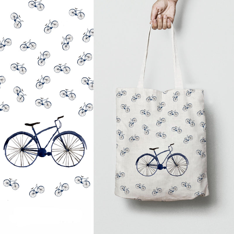 Fahrradtasche blau