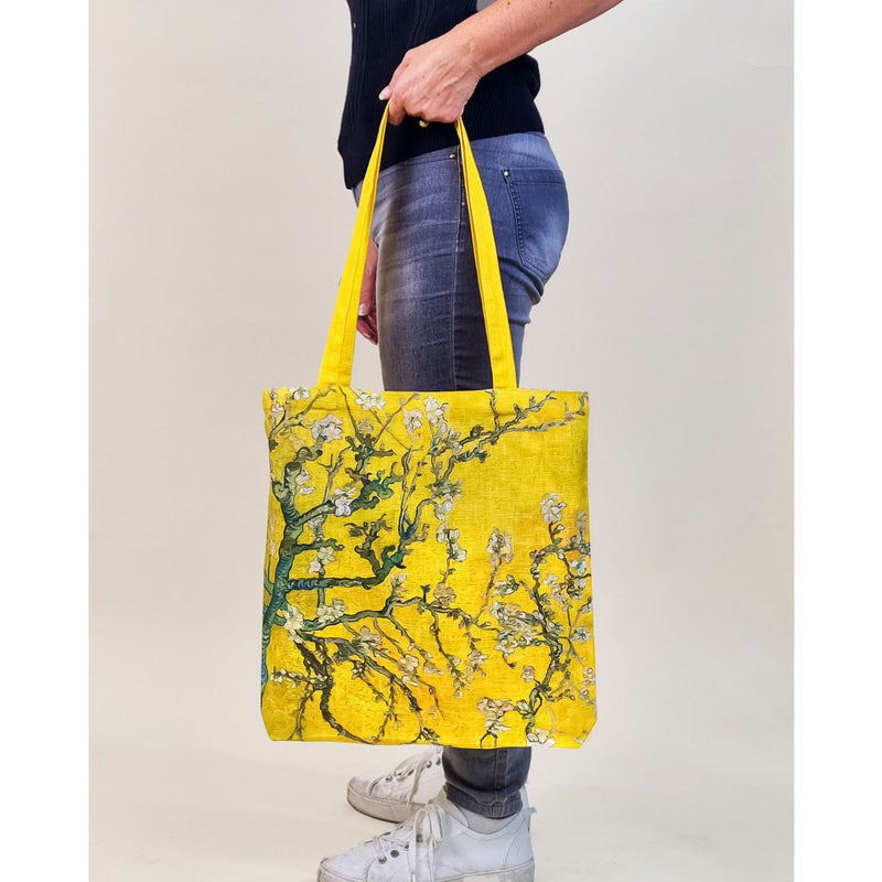 Bolso Vincent Van Gogh Almendro en flor - amarillo / versión Almendro en flor