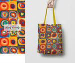 Tasche von Wassila Kandinsky Farbvariationen / Farbstudie